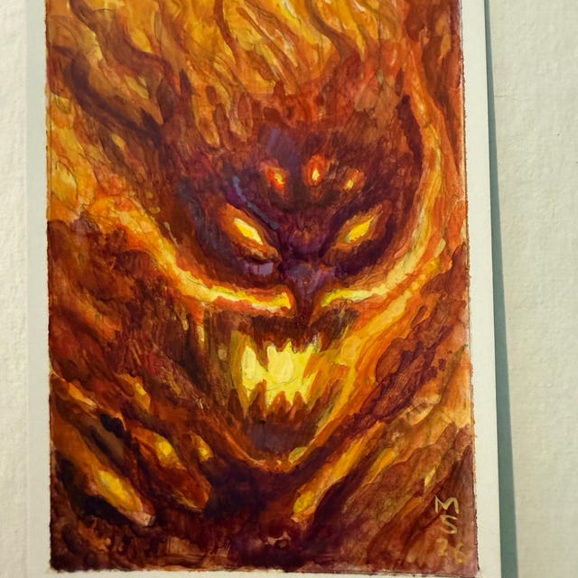 Hexing Squelcher, Signed Foil Artist Proof Card - Etsy