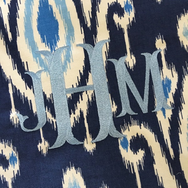 Large Fish Tail Machine Embroidery Font Monogram Alphabet - 3 Sizes ...