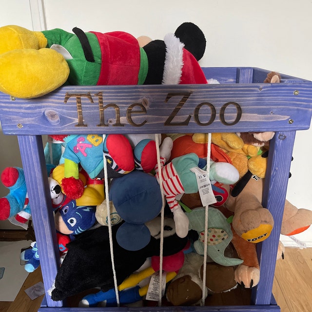 Stuffed Animal Zoo, Stuffed Animal Storage, Stuffed Animal Holder, Toy  Storage, Personalized Animal Zoo, Custom Childrens Room Decor -   Nederland