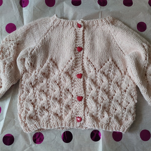 WYNTER CARDIGAN - Rose mix