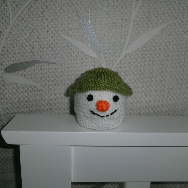 Snowman Chocolate Orange Cover - Knitting Pattern - Etsy UK