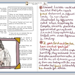 4 Gospels Bible Study Guide l Bible Journal l Bible Study l Bible Cheat Sheet l BIble Study l Christian l New Testament l Gospel