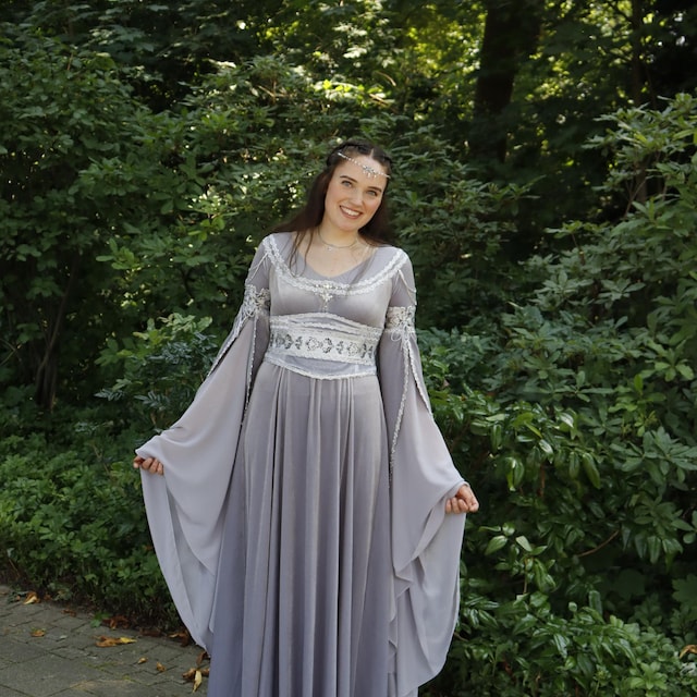elf on the shelf silver dress Elf on the Shelf Clothing Dazzling Dress Silver Sparkly Party Fancy Dress