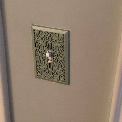 Light Switch Cover, FREE matching SCREWS, Switch Plates, Outlet Covers, Antique