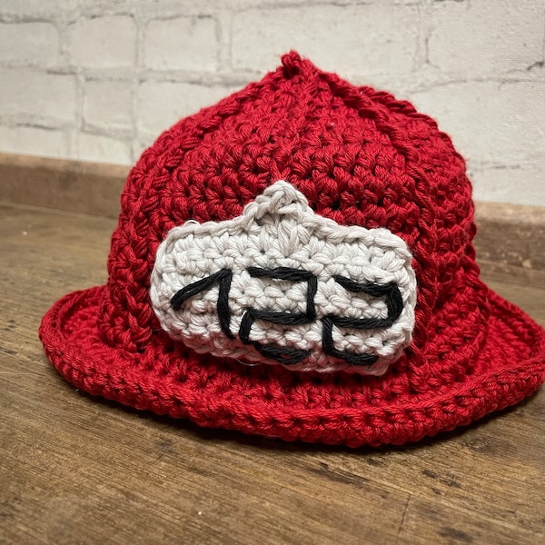 Firefighter Helmet - Crochet Pattern - Permission to Sell Finished ...