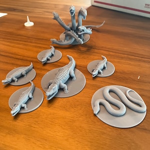 Giant Shark Miniature for D&amp;d/pathfinder 4 Points - Etsy