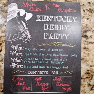 Kentucky Derby Party Printables My Old Kentucky Home 4 Sizes Digital ...