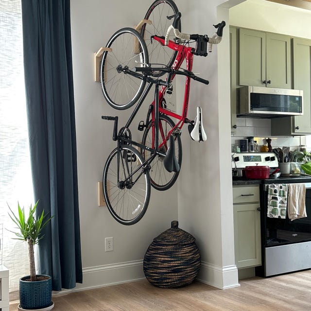Gancio Da Parete Per Bici Verticale – 1-6 Confezioni, Carico 60 Lb, Per Garage E Interno