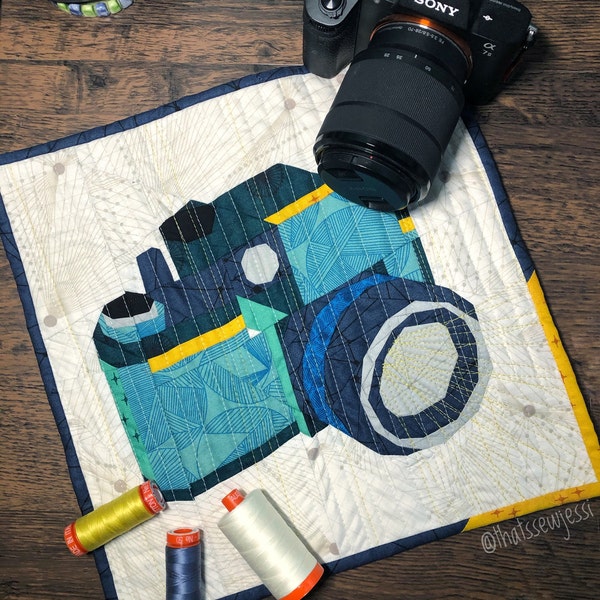 Camera Foundation Paper Pieced Pattern - Etsy