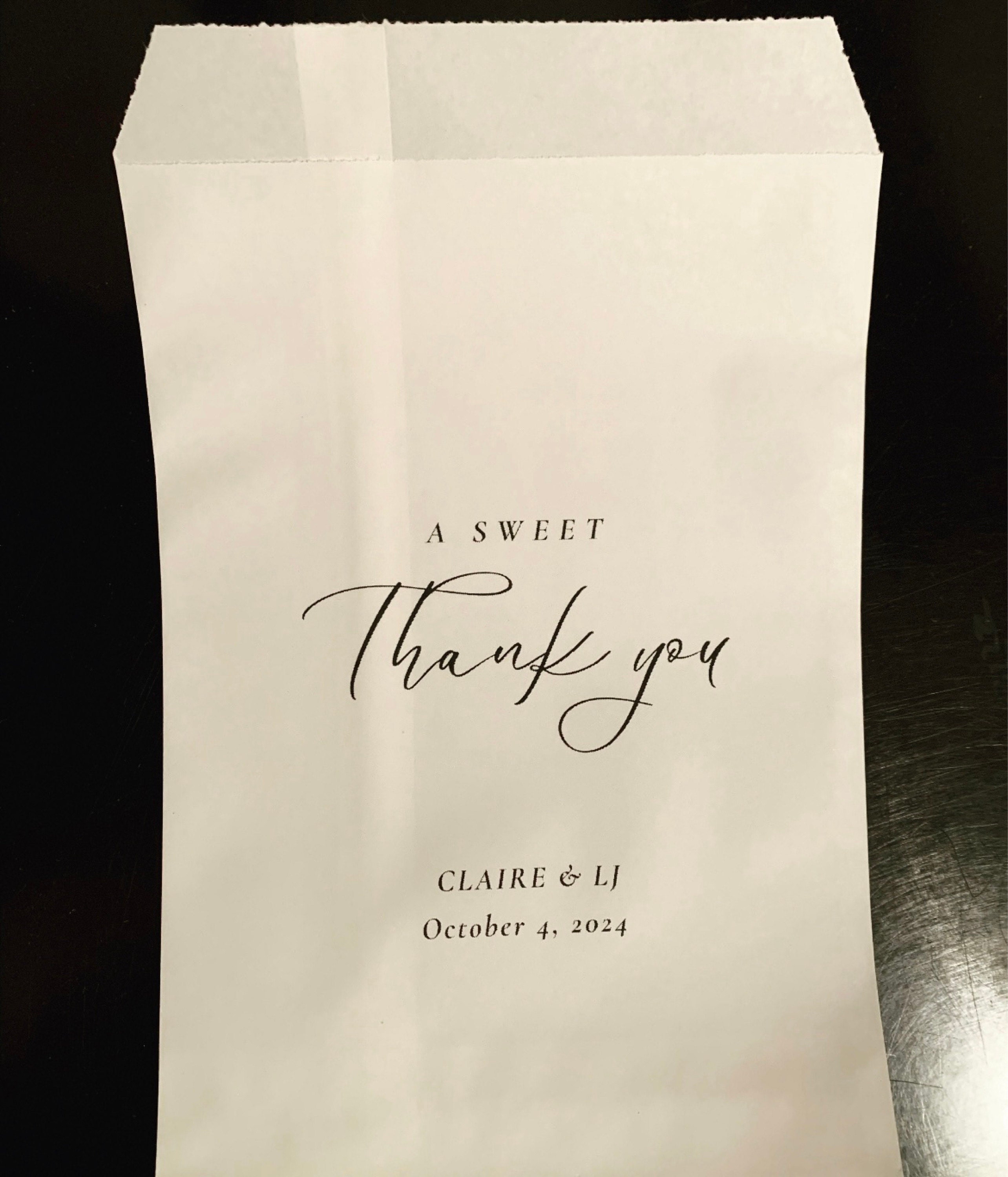 25 Eine süße Dankeschön-Geschenktüte || Hochzeitsgeschenktüte, Donuttüten, Keksgeschenktüte, Love is Sweet Bag, Brautparty-Geschenktüte