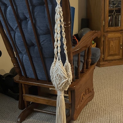 Macrame Pattern PDF Easy Macrame Plant Hanger Step-by-step Tutorial