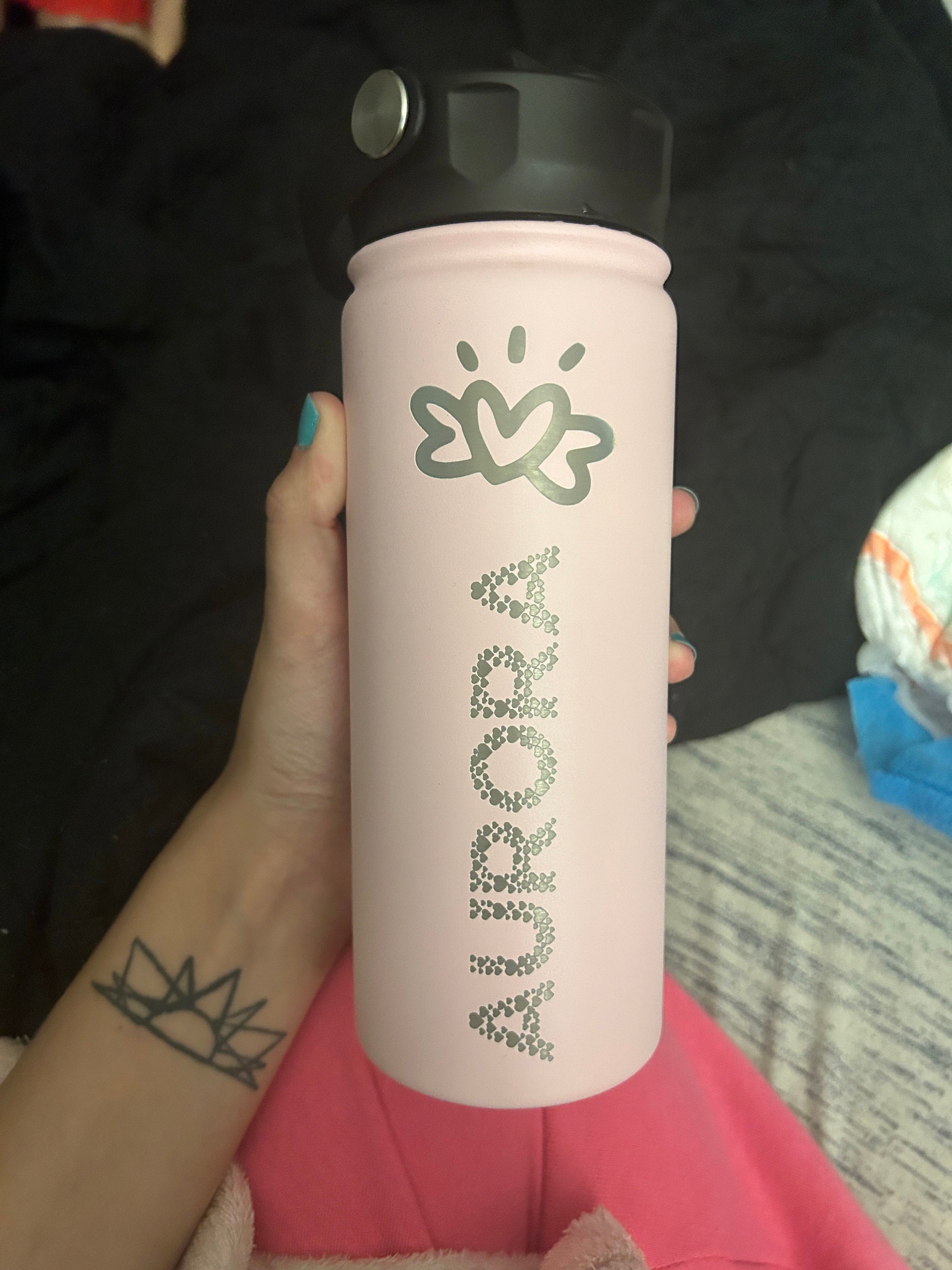 Personalized Kid Water Bottle, Back to School Gifts for Kids, Custom Laser Engraved Bottles, 18oz Water Bottle Personalized Water Bottle