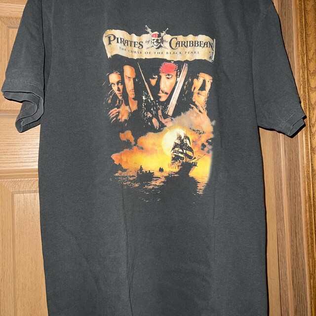 Vintage Pirates of the Caribbean Curse of the Black Pearl T Shirt