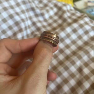 Pure 100% Copper Ring, Solid Copper Ring, Meditation Ring, Handmade Copper Spinner Ring, Handmade Women Ring, Spinner Ring, Gift For Mom