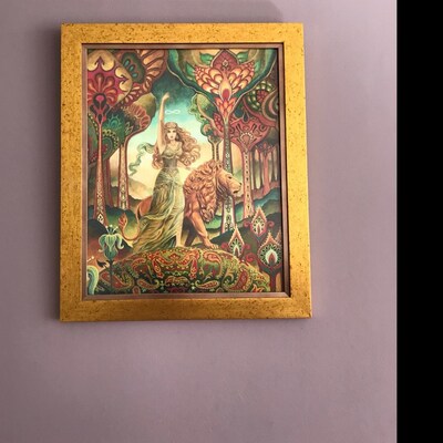 Strength Tarot Goddess Art Nouveau Deco 16x20 Poster Print Pagan ...