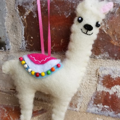 Felt Pattern Llama Pattern Llama SVG Cricut Felt Ornament Stuffed ...