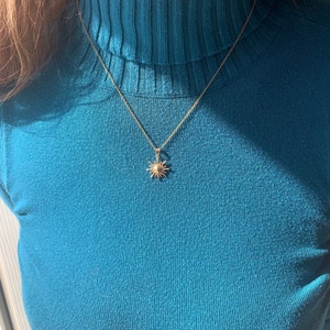 14K Gold Cross Necklace Crucifix Gold Necklace Dainty Gold - Etsy