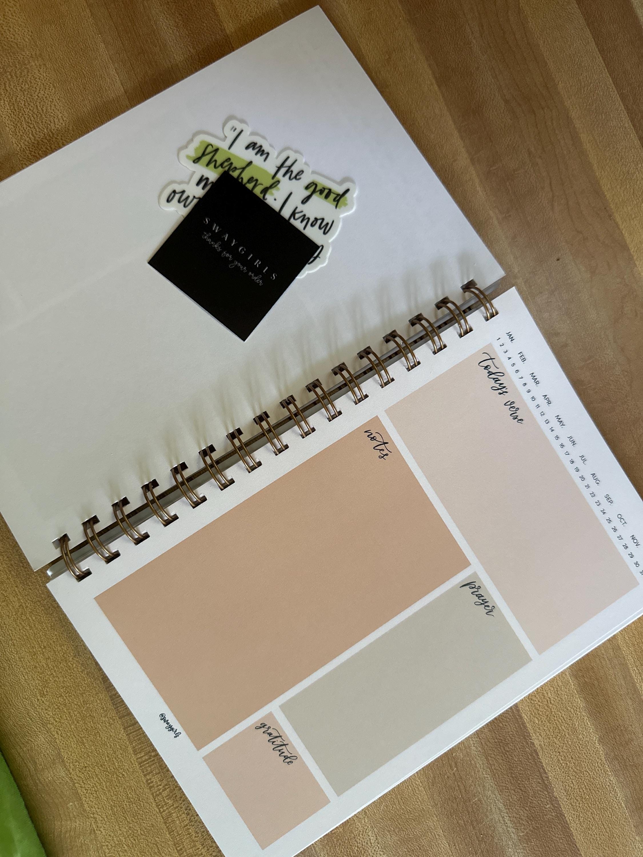 Bible study notepad | Bible study worksheet | Scripture notebook | Christian journal