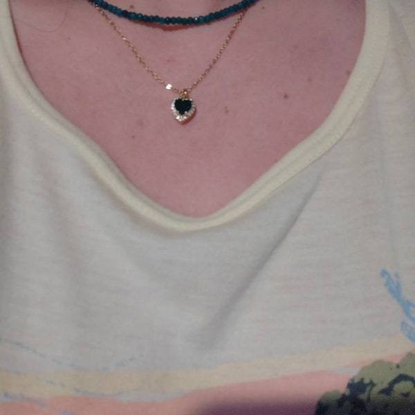 Choker Necklace Leather Gothic | Chocker Necklace Vintage Black - Fashion Black