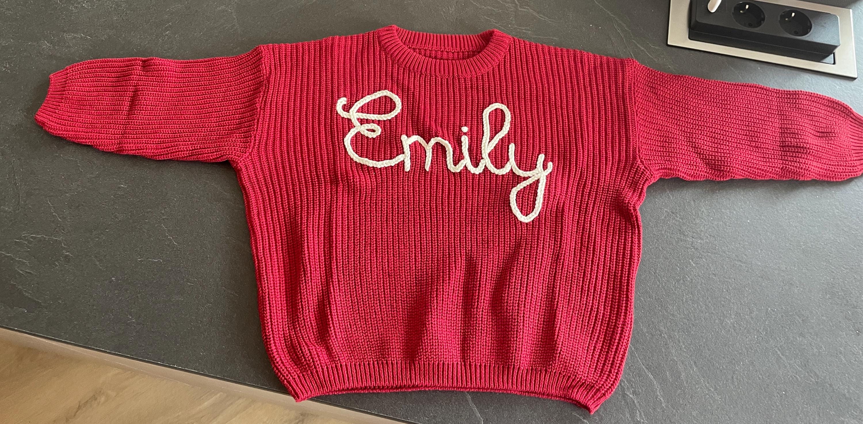 Cherished Custom Baby Sweaters: Personalize Their Name with Exquisite Embroidery