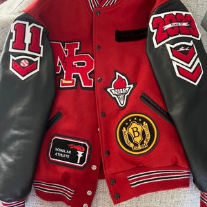 Chenille Scholar Athlete Custom Letterman Jacket Patch Made - Etsy