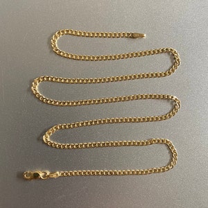 10K Solid Yellow Gold 2mm Rope Chain Diamond Cut Pendant | Etsy