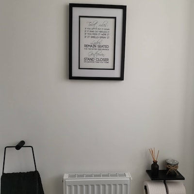 Bathroom Print Unframed Print Poster Home Décor Gift Typography Prints ...