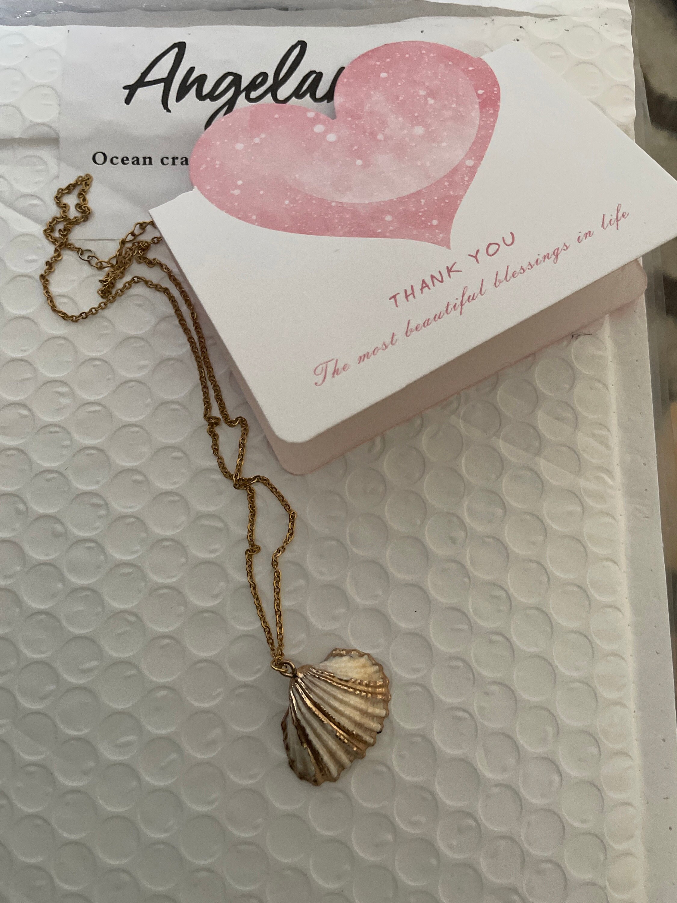 Natural Seashell Necklace, Boho Jewelry, Seashell Pendant Necklace, Cowrie Adjustable Necklace, Beach Wedding, Ocean Jewelry