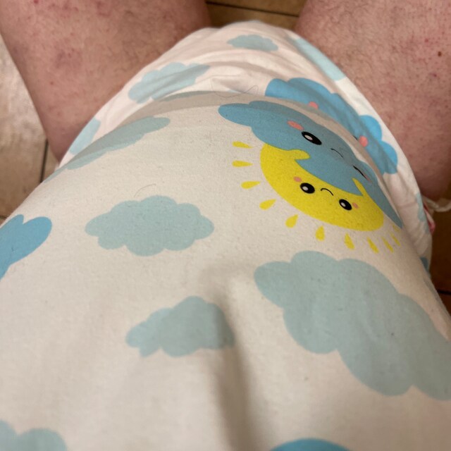 SサイズとMサイズのみ対応 大人用ベビー ABDL サン＆クラウド サン