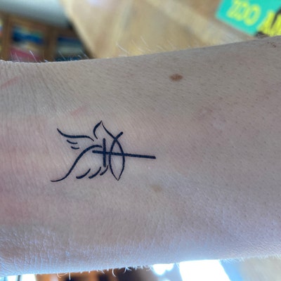 Cross Dove Jesus Fish Temporary Tattoo / Religious Tattoos - Etsy