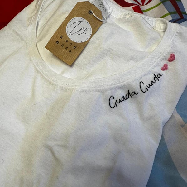 Fashwork Tshirt Con Nome Francesca E Aggettivi Simpatici - Maglietta Regalo Personalizzata In Cotone