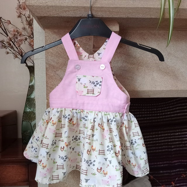 Pinafore Dress Pattern / PDF Sewing Pattern / Baby and Kids
