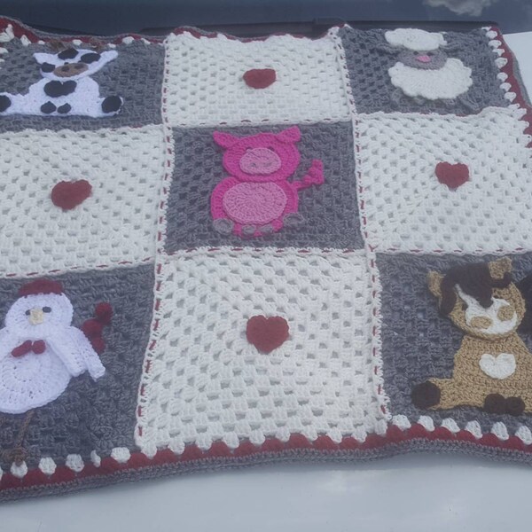 Crochet Pattern - Farm Animal Patterns - INSTANT PDF DOWNLOAD - Crochet ...