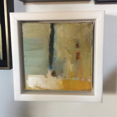 Small Abstract Painting Small Matted Original Abstract Mini Abstract ...