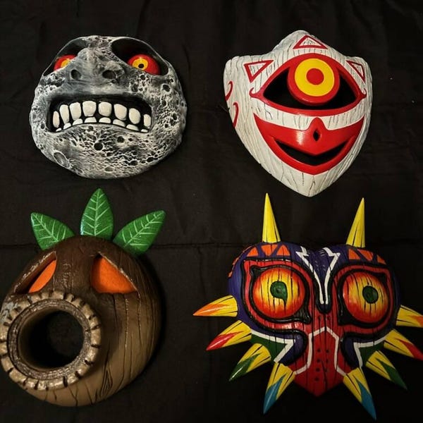 Majora's Mask - New HQ Detailed Wearable Mask | Hand Painted Cosplay ...