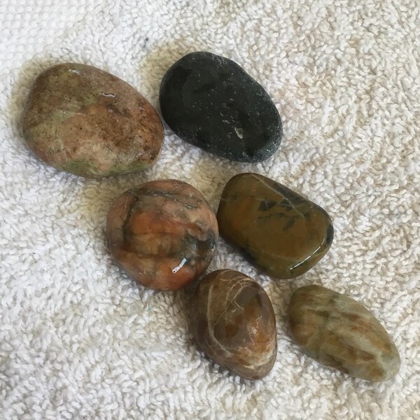 Tumbled Pacific Coast Beach Rocks 10 - Etsy