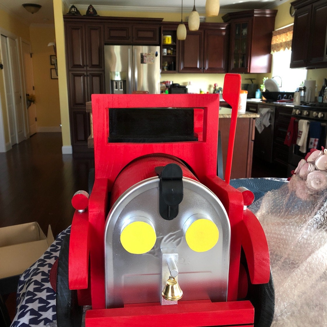 Fire truck mailbox