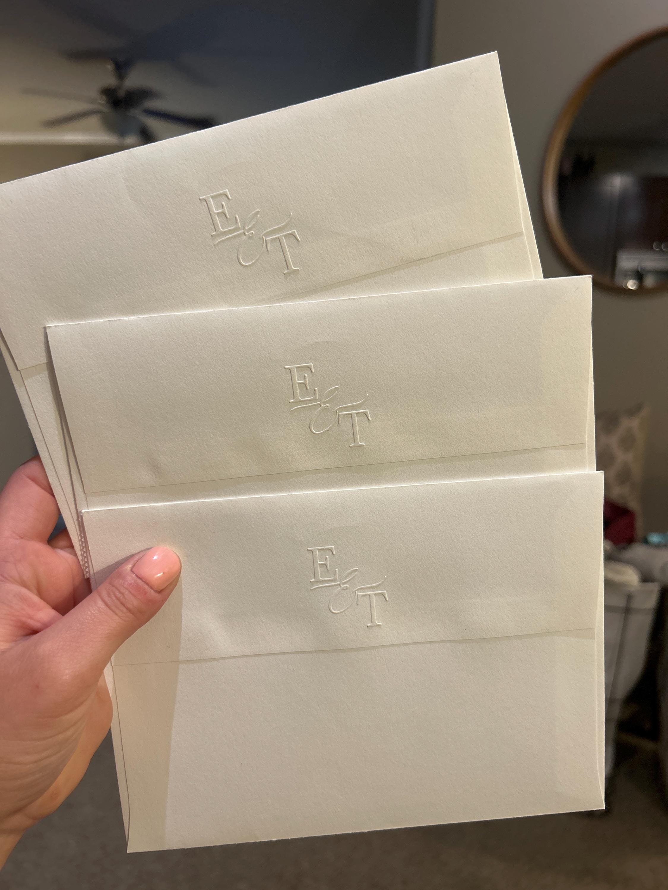 Monogram Embosser | 48 Designs | Custom your wedding embosser | Napkin Embosser | Envelope and Invitation Embosser