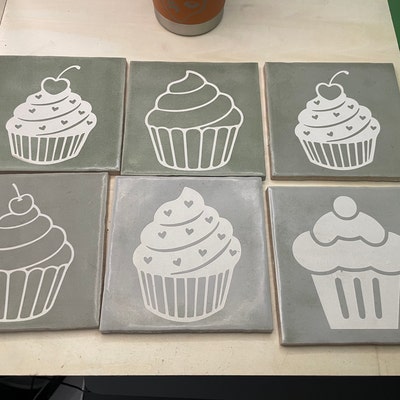 Cupcake SVG Cupcake Cutting File Birthday Sweet Bakery Cuttable Love