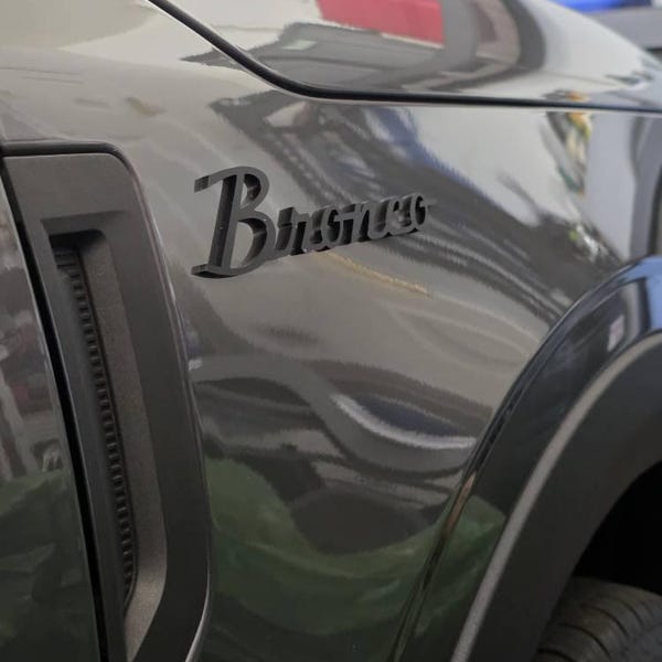 Custom Name Emblems Custom Engraved Car Name Emblem Badge - Black With Gray- Customized ...