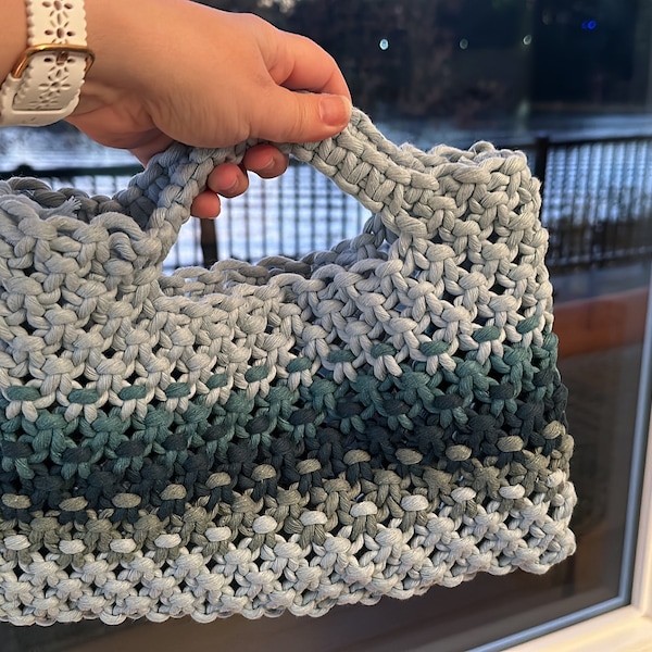 Macrame Bag PDF PATTERN | Easy DIY Macrame Bag Tutorial for Beginners ...