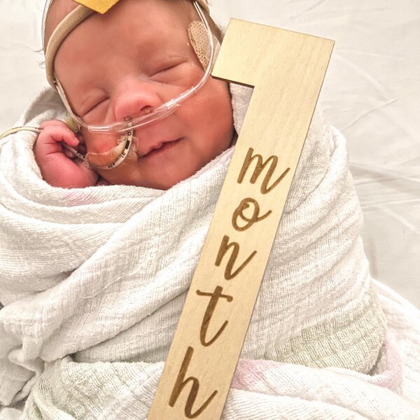 Baby Milestone Cards - Monthly Baby Photo Prop - Baby Shower Gift ...