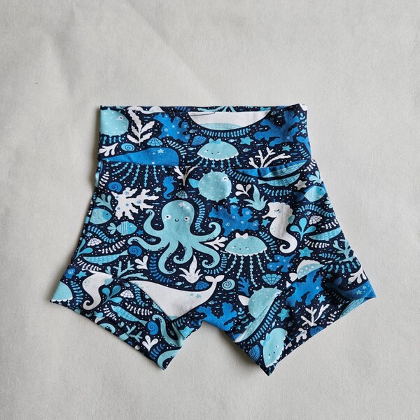 Shorty Bébé Little Adi Co Taille 12-24 Mois - Noir, Motif Triangles, Occasion Très Bon état