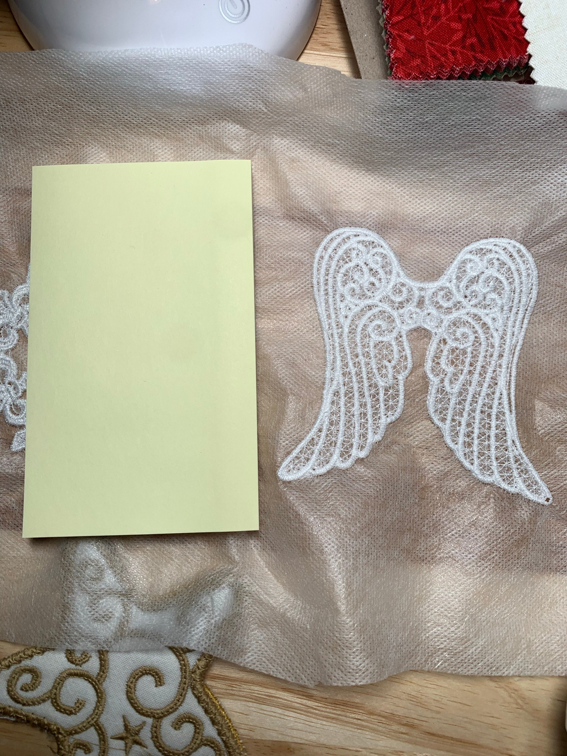 Angel wings and Bow FSL freestanding lace Artapli original bow hanger ...