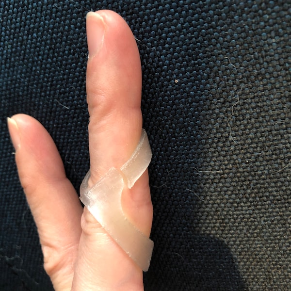 Finger Splint Ring SET OF 3 (graduated Set) • 3D Printed • EDS • Ehlers ...
