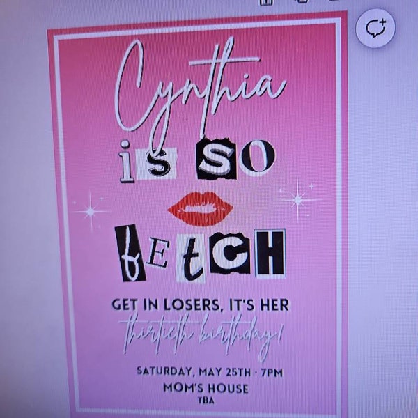 Hannah Montana Birthday Invitation, Hannah Montana Invitation, Editable