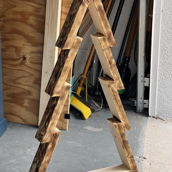 2x4 Christmas Tree Plans, Wood Christmas Tree Blueprint, DIY Christmas