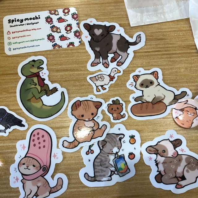 Cat Stickers Set 1 (1-12) – oh-ily