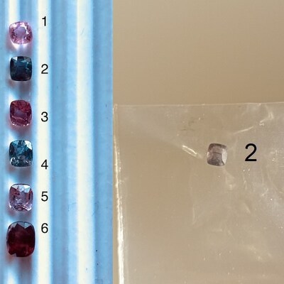 Perline Di Grandidierite Naturale Sfumate: Pietra Preziosa - Foto 2