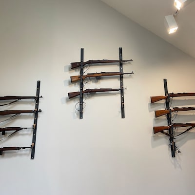 Custom Gun Rack, Wall Mounted Rifle Holders, Shotgun Storage Solution ...